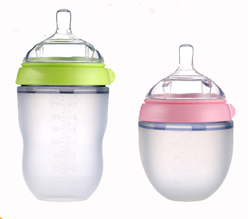 Silicone Baby Milk Feeding Bottle